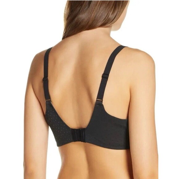 NEW WACOAL 855303 BACK APPEAL SMOOTHING UNDERWIRE BRA BLACK 44C - Picture 3 of 8